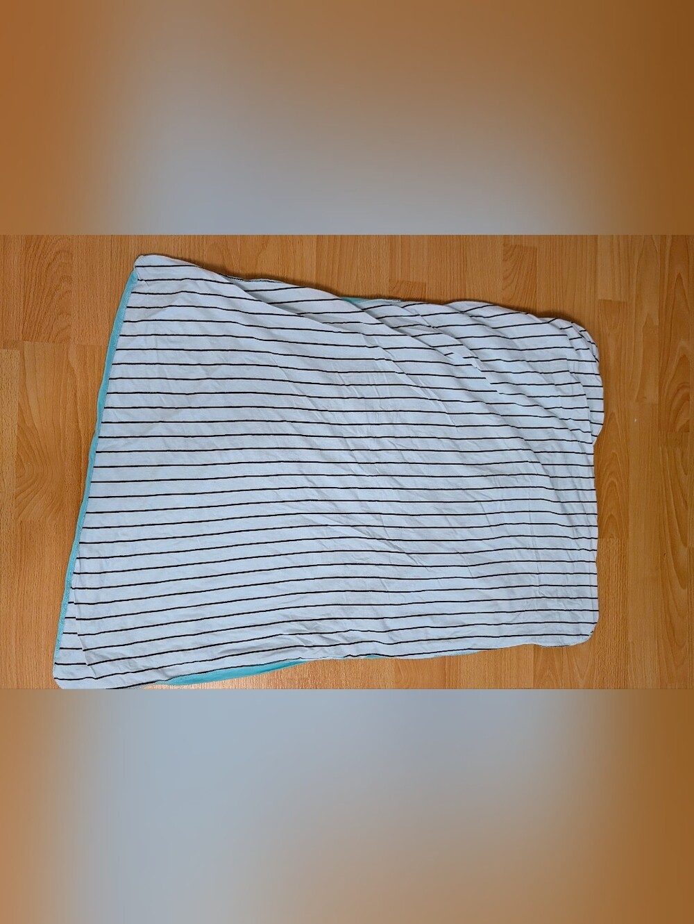 Reversible Striped Baby Blanket